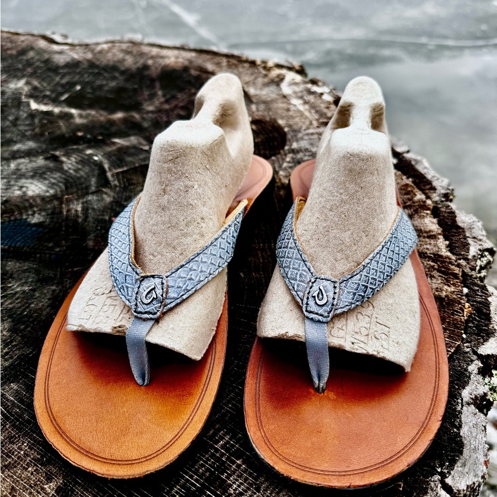 Olukai Pua Women’s Leather Sandals. Size 8 NWOT